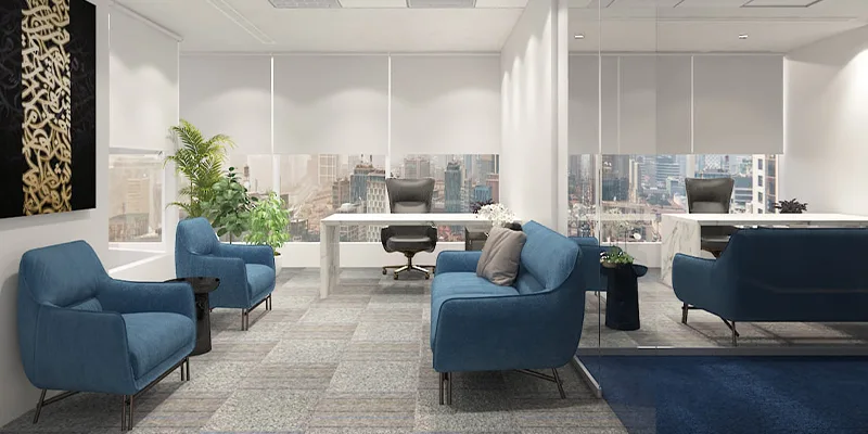 Office interior renovation and partition work